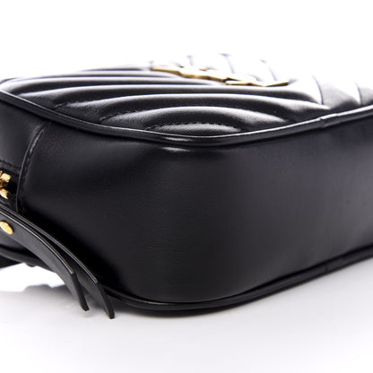Saint Laurent Calfskin Matelasse Monogram Lou Belt Bag Black 6 of 8
