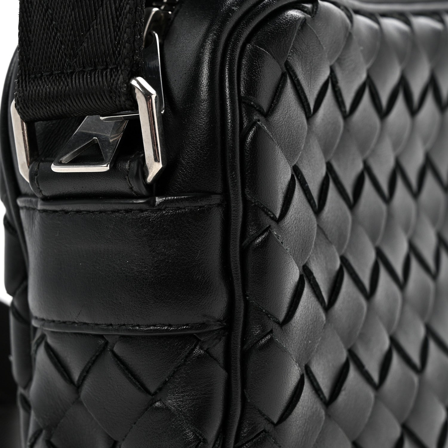 Bottega Veneta Nappa Intrecciato Small Classic Camera Bag Black 12 of 14