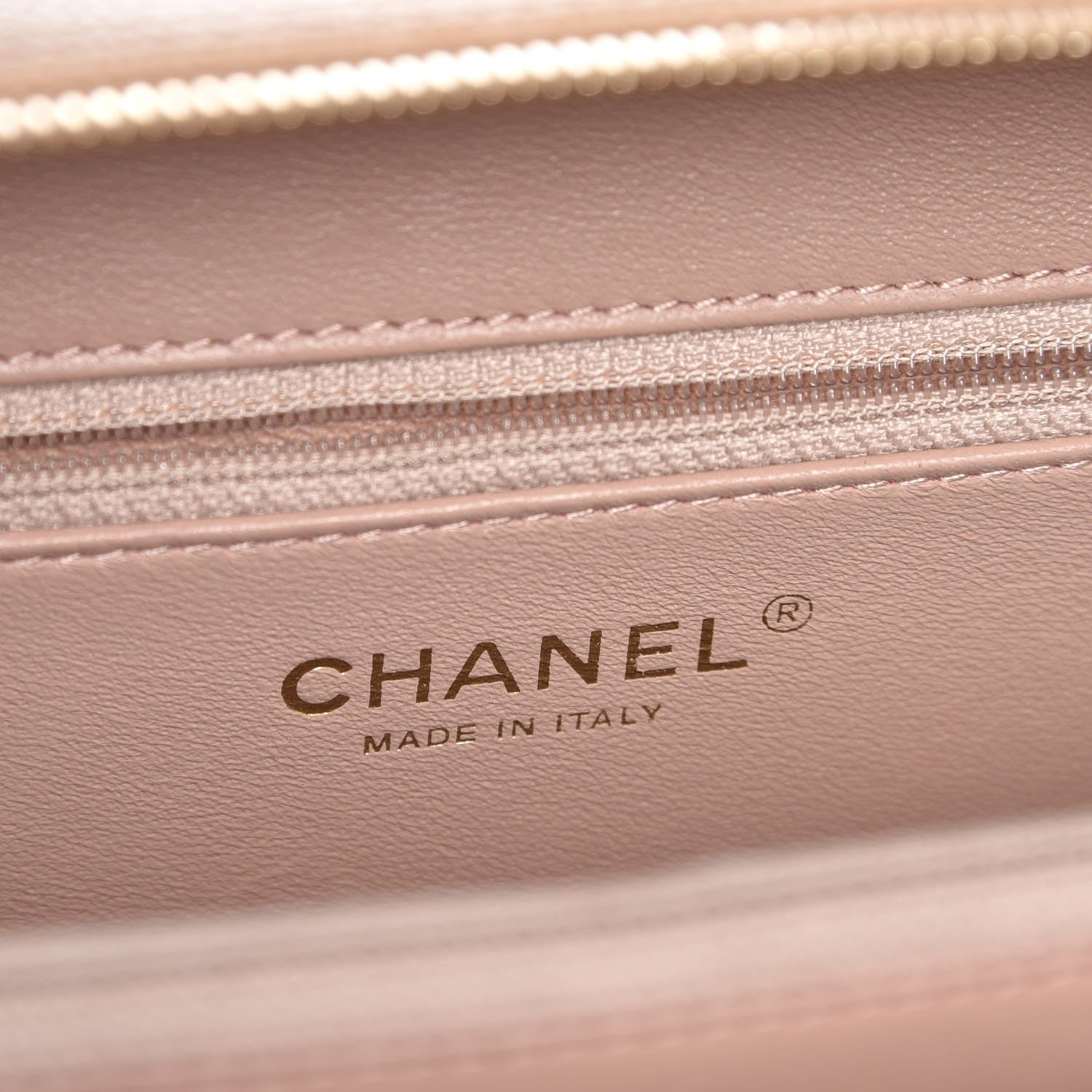 Chanel Caviar Quilted Medium CC Filigree Vanity Case Beige 6 of 7