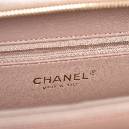 Chanel Caviar Quilted Medium CC Filigree Vanity Case Beige 6 of 7