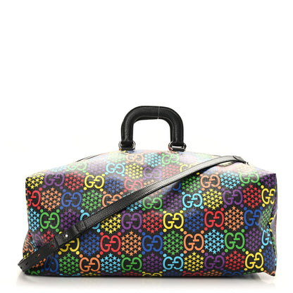 Gucci GG Supreme Monogram Psychedelic Duffle Backpack Black Multicolor 1 of 10