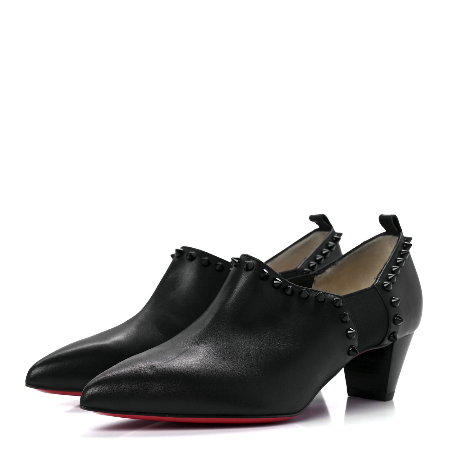 Nappa Studded Vicky 45 Booties 37 Black