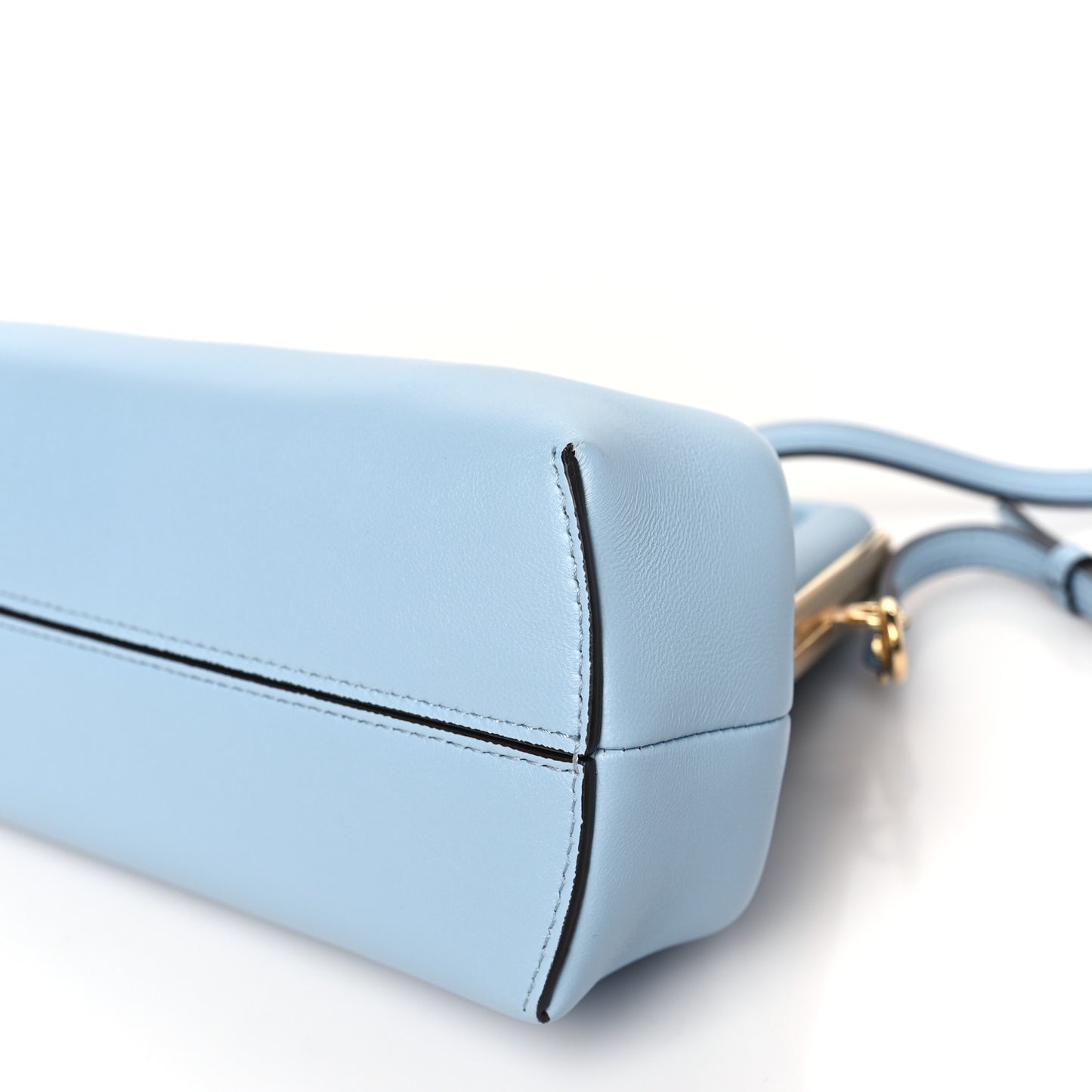 Shiny Nappa Small Fendi First Azzurro Baby