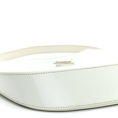 Prada Spazzolato Cleo Shoulder Bag White 7 of 9