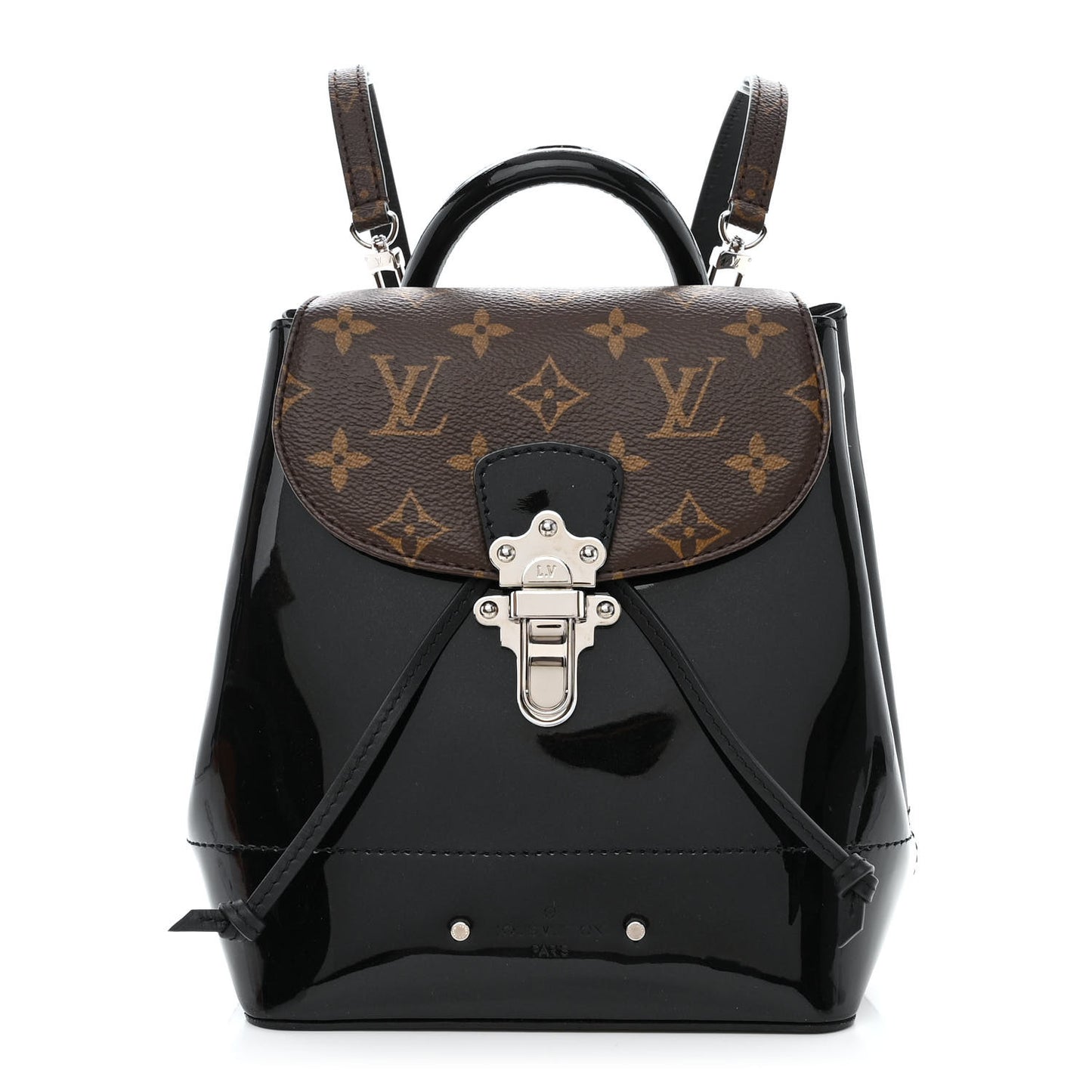 Patent Monogram Hot Springs Backpack Black