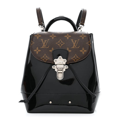 Louis Vuitton Patent Monogram Hot Springs Backpack Black 1 of 10