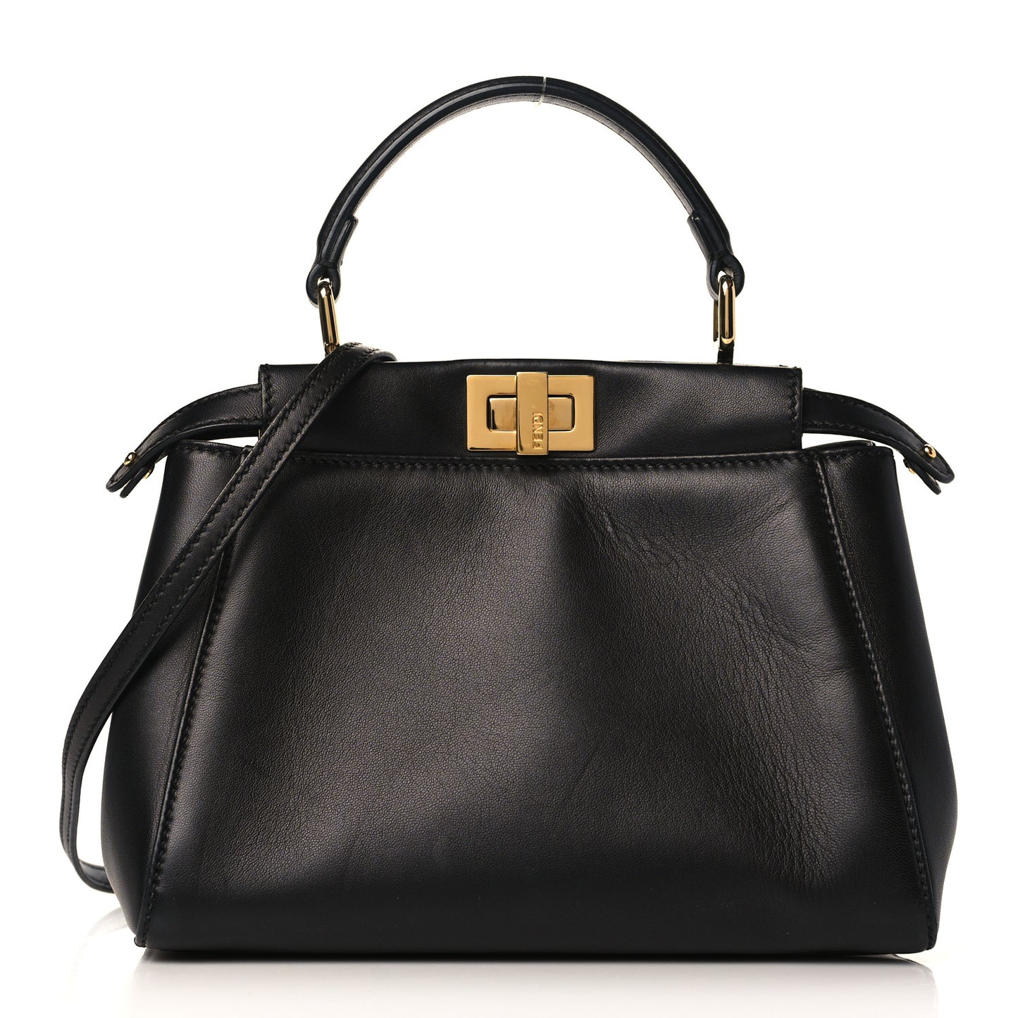 Nappa Mini Peekaboo Iconic Satchel Black