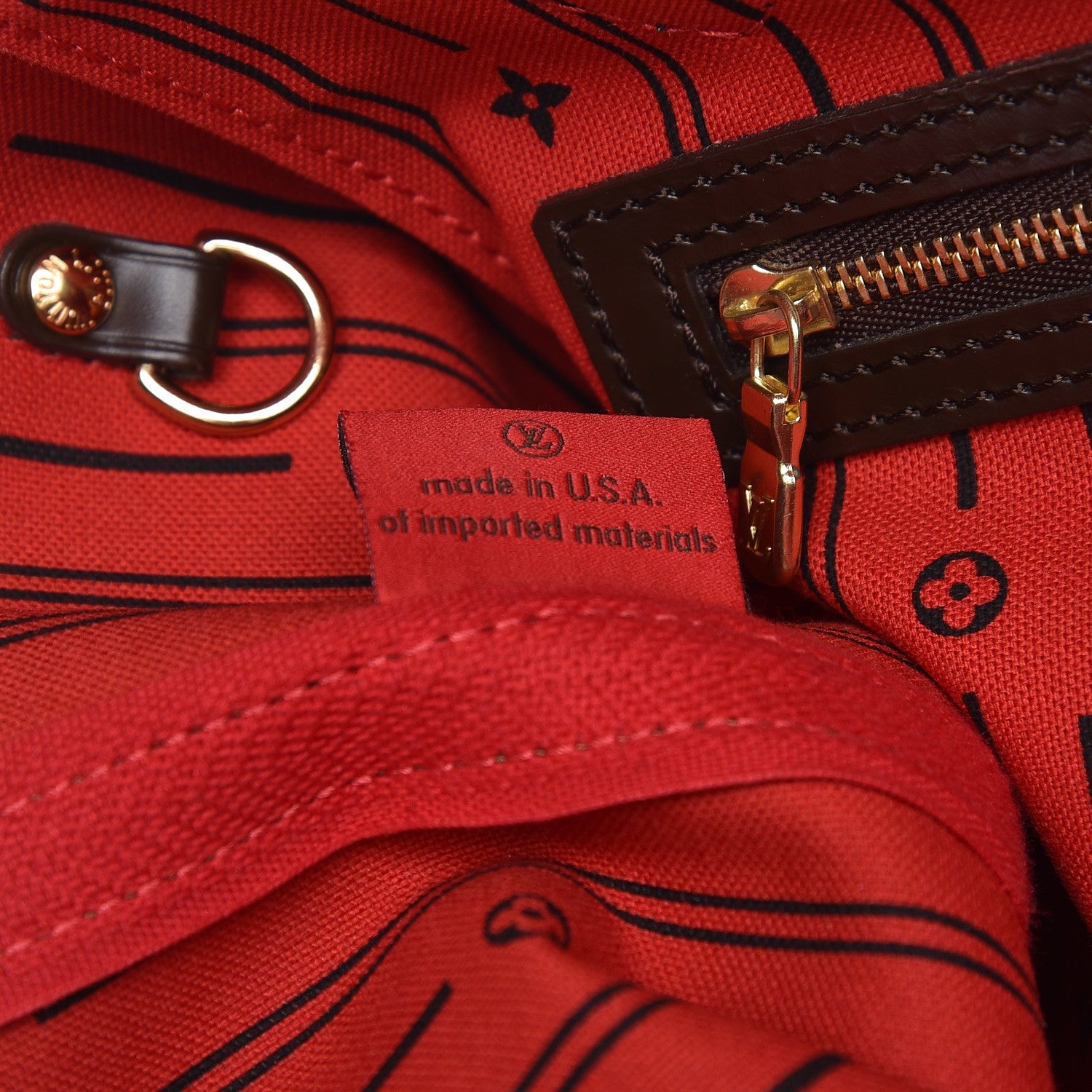 Louis Vuitton Damier Ebene Neverfull MM 7 of 12