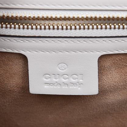 Gucci Calfskin Small Sylvie Shoulder Bag Off White 6 of 7