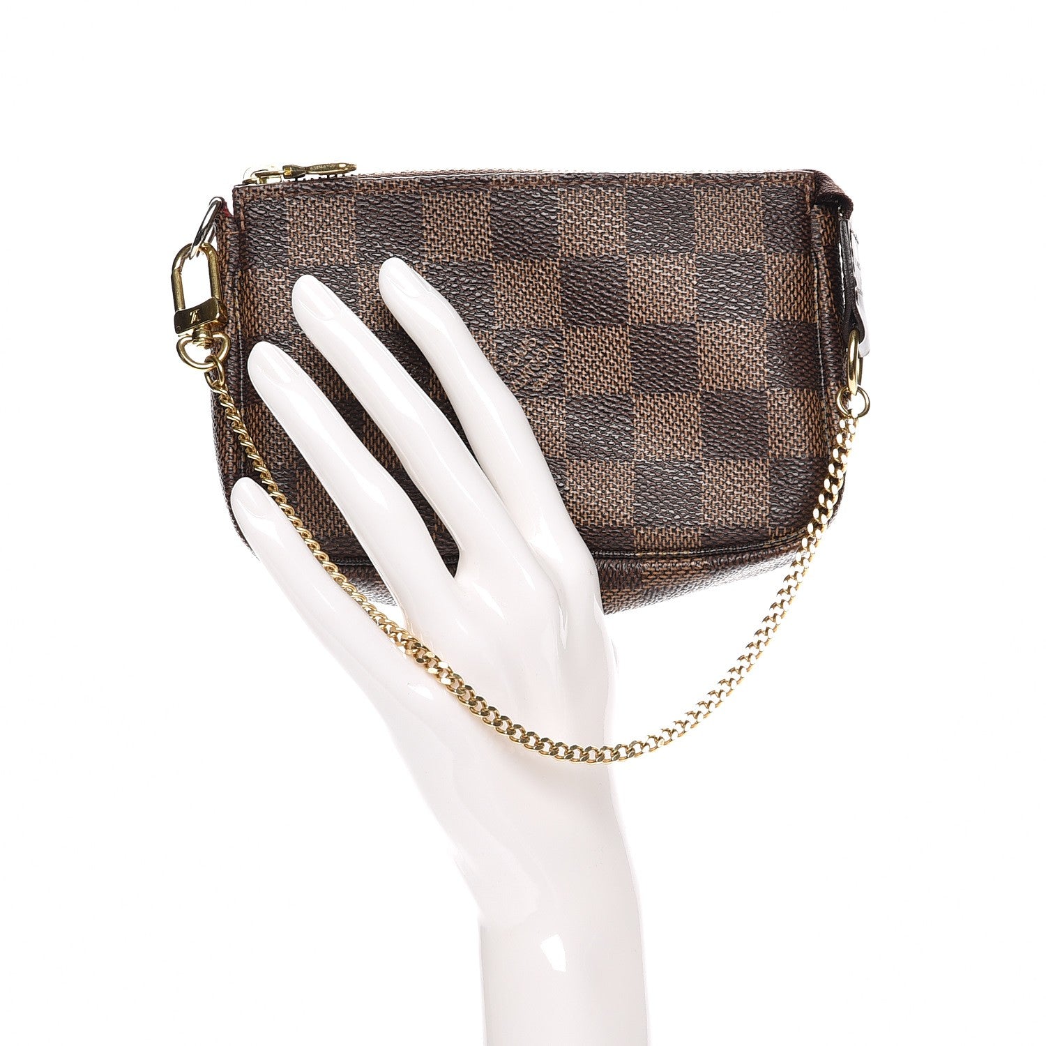 Louis Vuitton Damier Ebene Mini Pochette Accessories 2 of 6