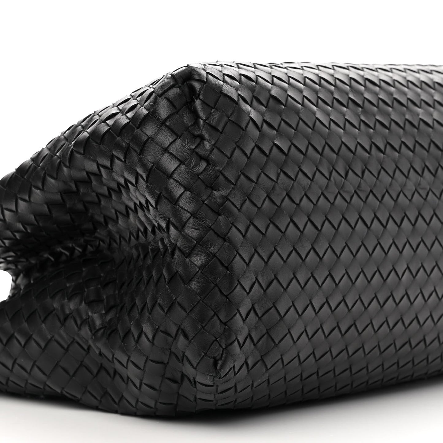 Nappa Intrecciato Large Classic Chain Strap Tote Black