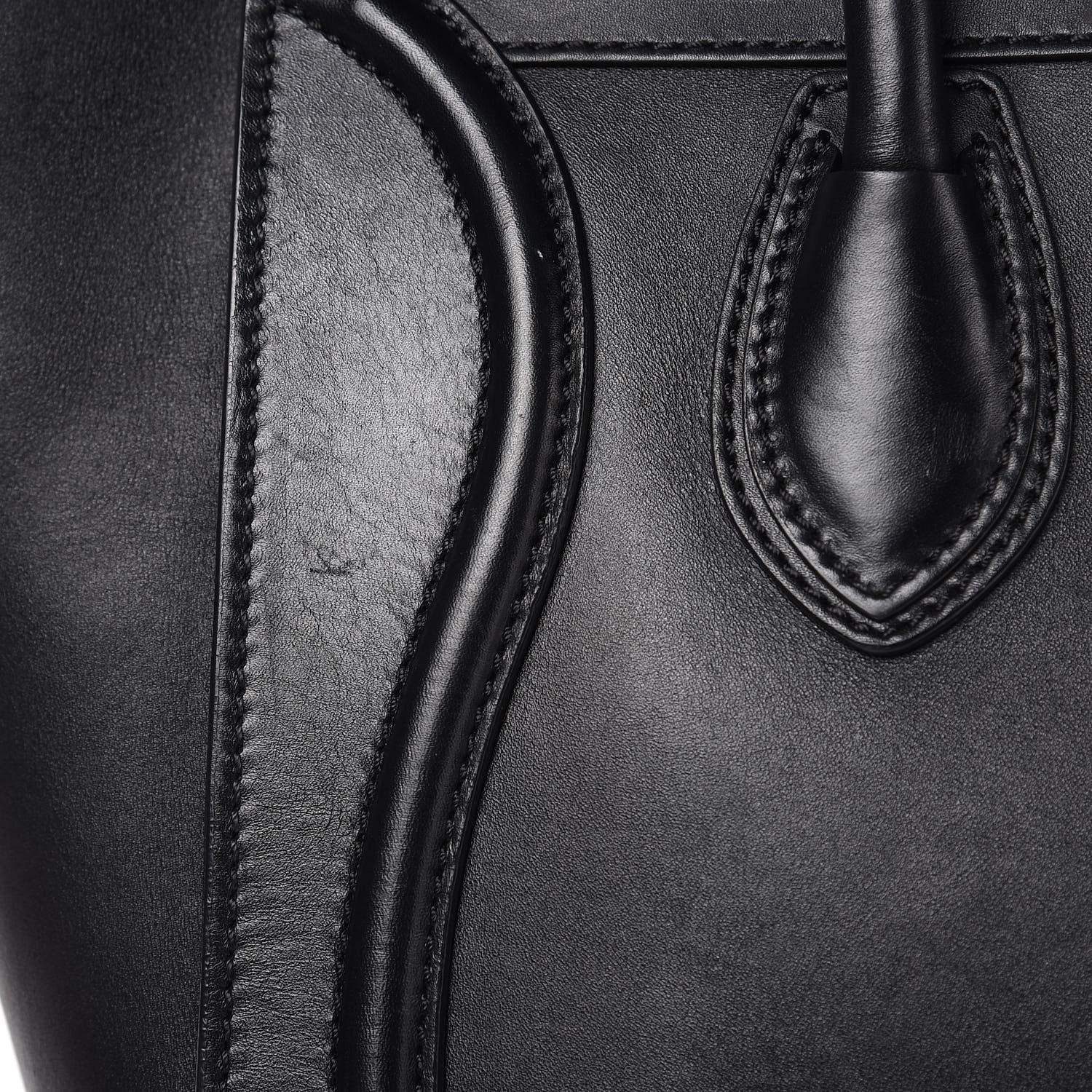 Celine Smooth Calfskin Mini Luggage Black 13 of 21