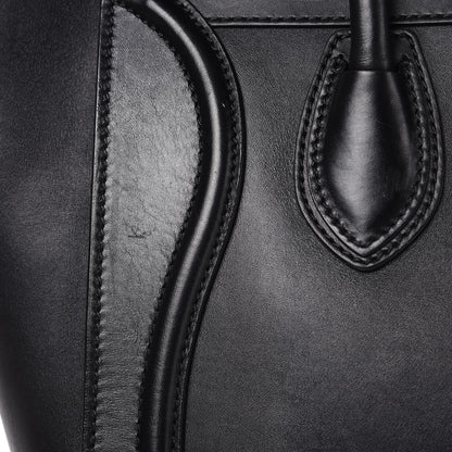 Celine Smooth Calfskin Mini Luggage Black 13 of 21