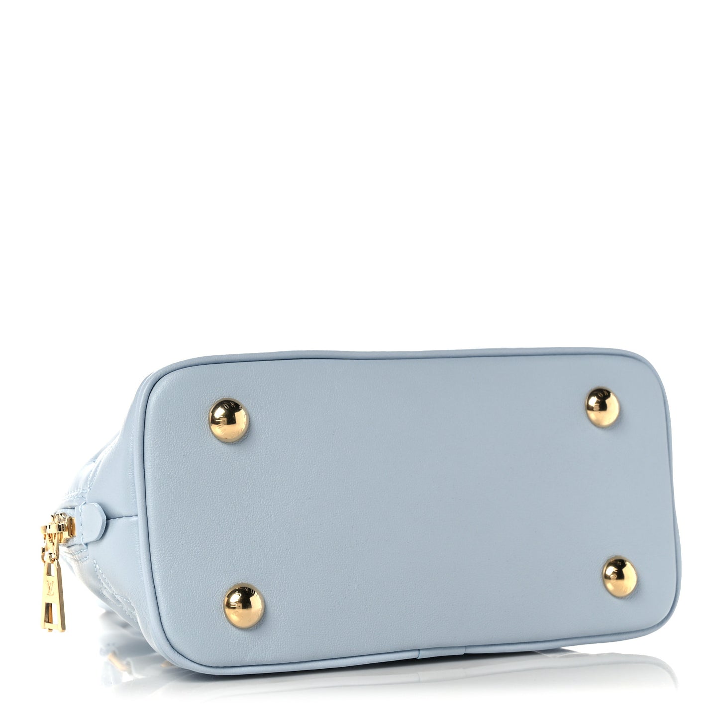 Calfskin Bubblegram Alma BB Ice Blue