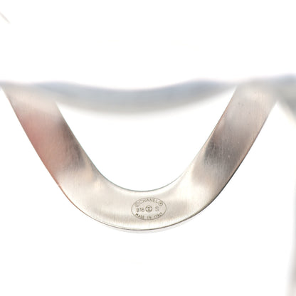 Chanel Metal CC Cuff Silver 4 of 4
