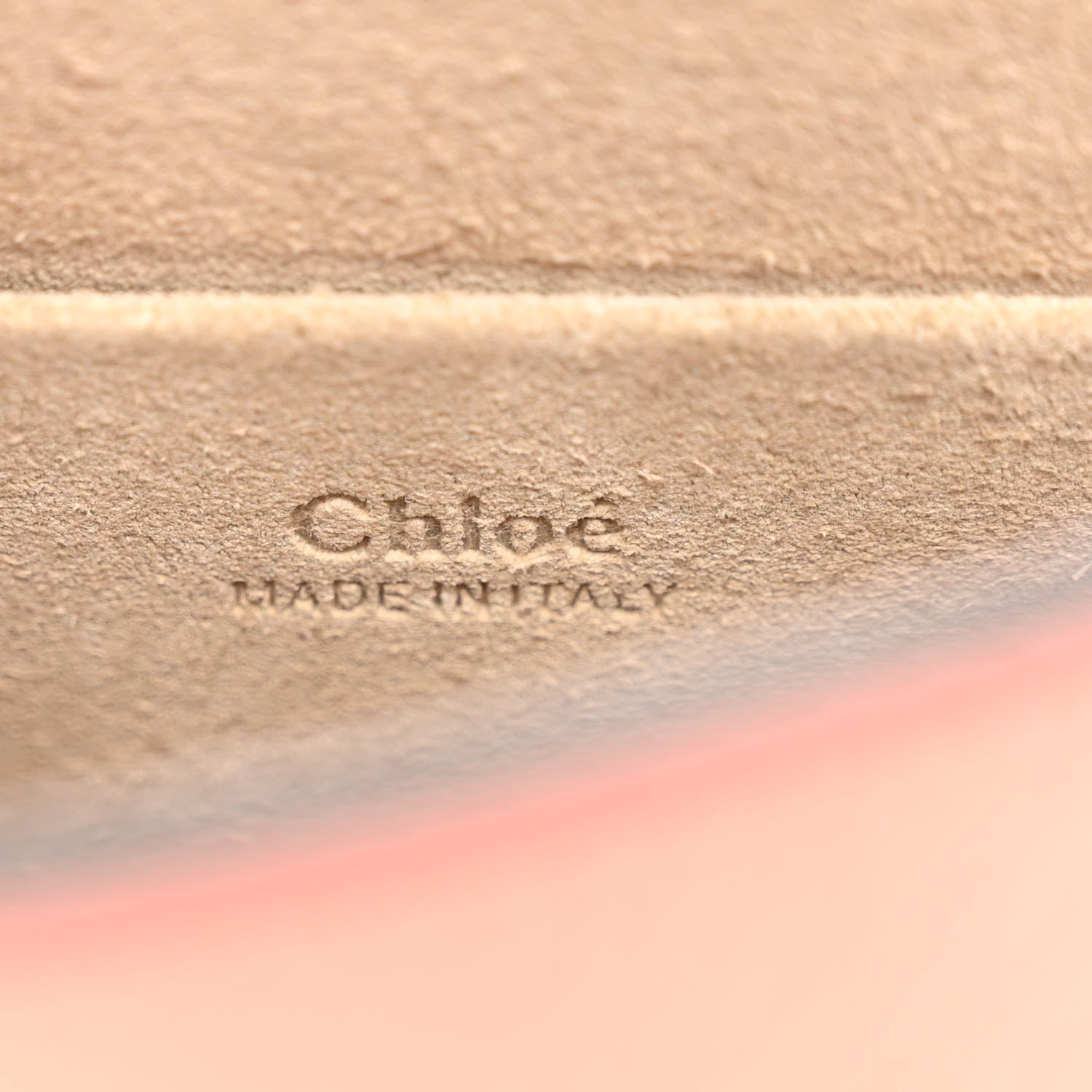 Chloe Calfskin Suede Small Nile Bracelet Bag Ideal Blush 6 of 13
