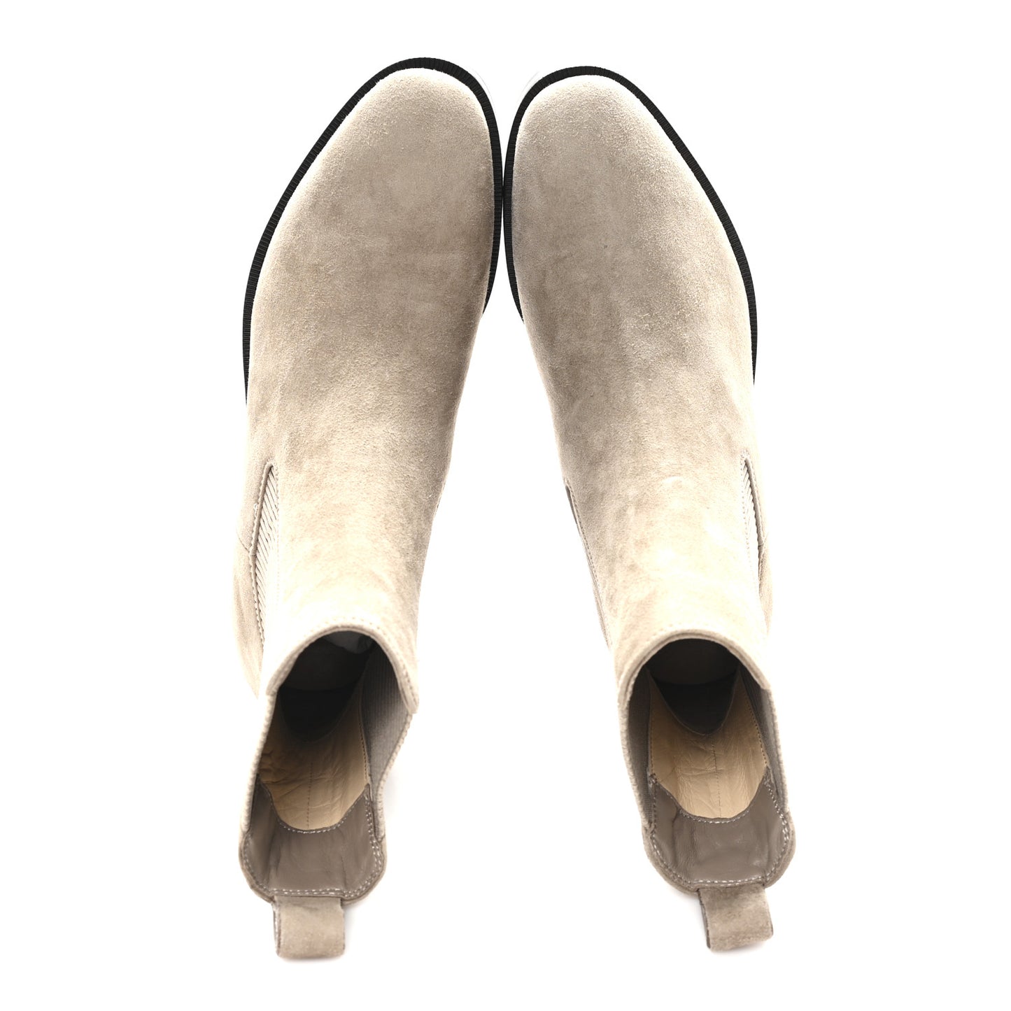 Suede Thessaly Ankle Boots 38 Taupe