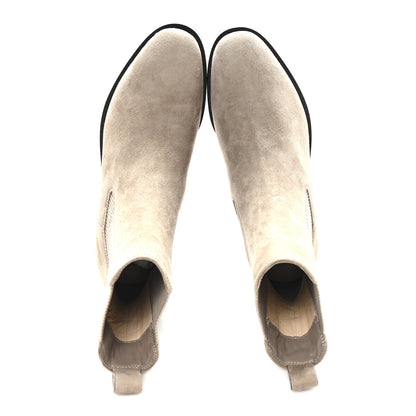 Jimmy Choo Suede Thessaly Ankle Boots 38 Taupe 2 of 9