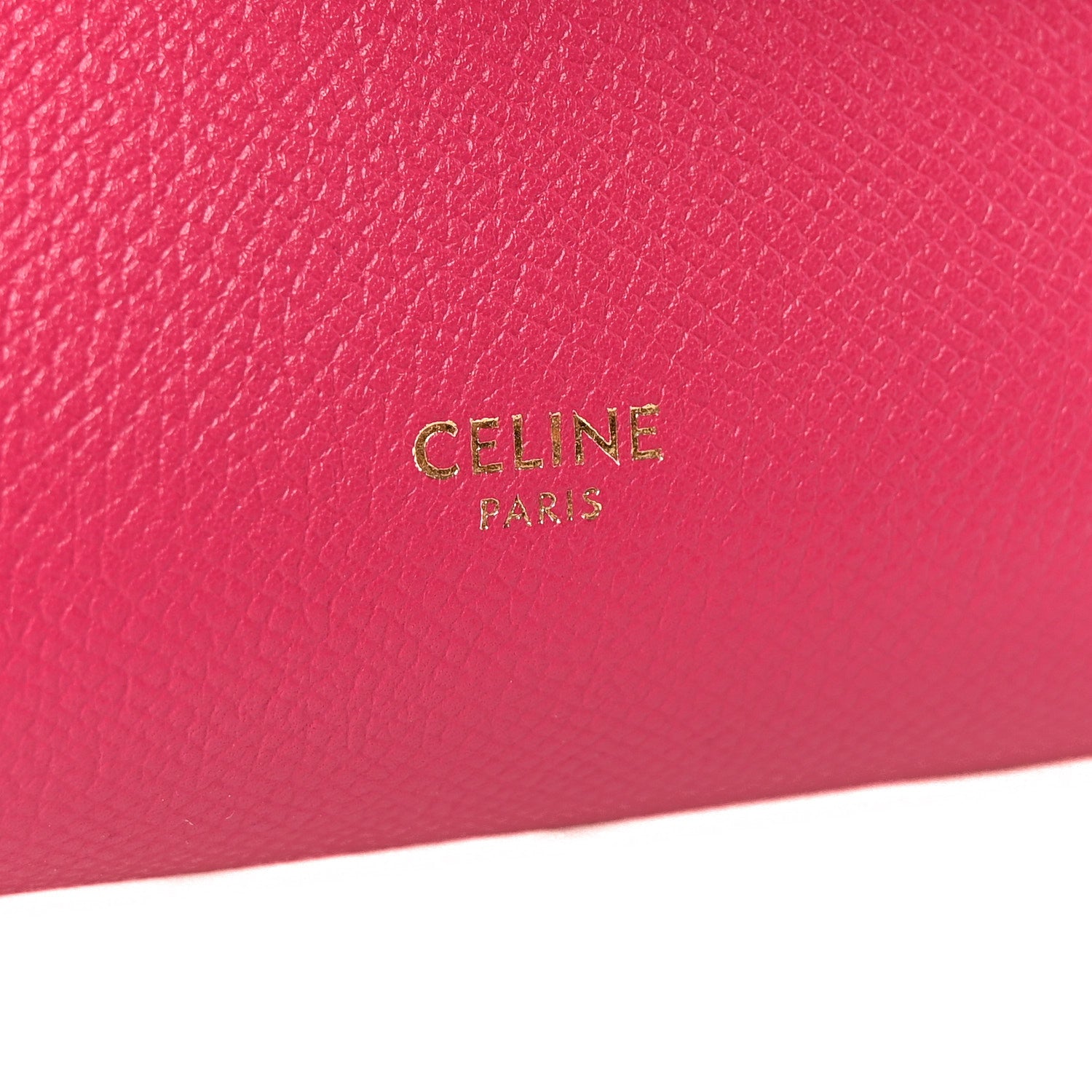 Celine Grained Calfskin Nano Belt Bag Raspberry 6 of 10