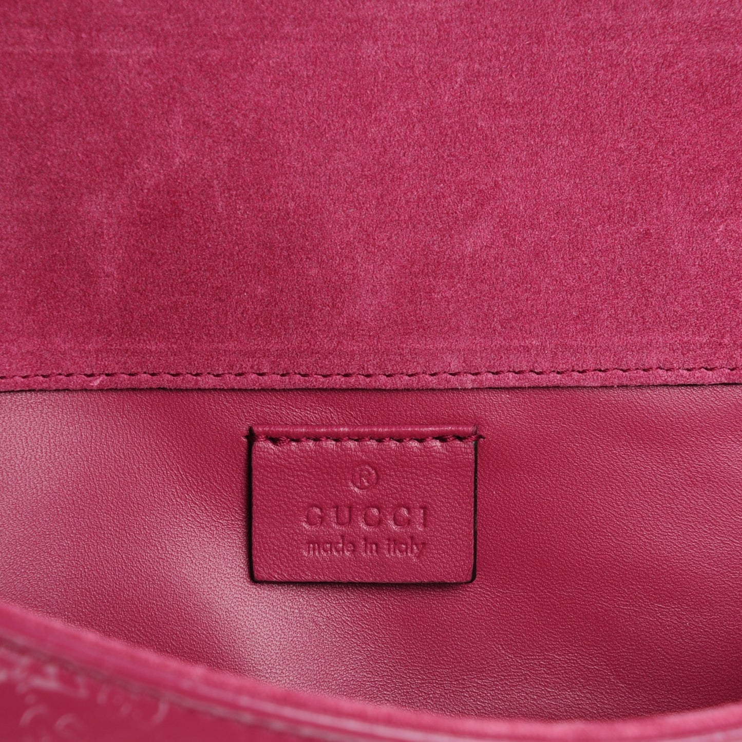 Patent Microguccissima Small Broadway Clutch Peonia Flower