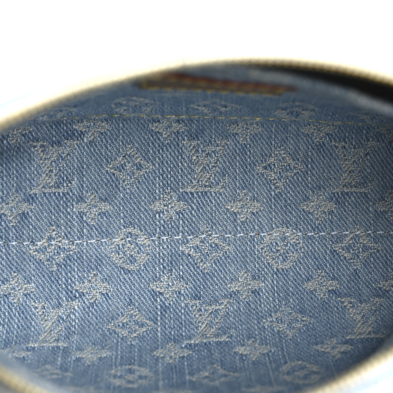 Louis Vuitton Denim Monogram Pochette Cosmetique PM Sky Blue 5 of 8