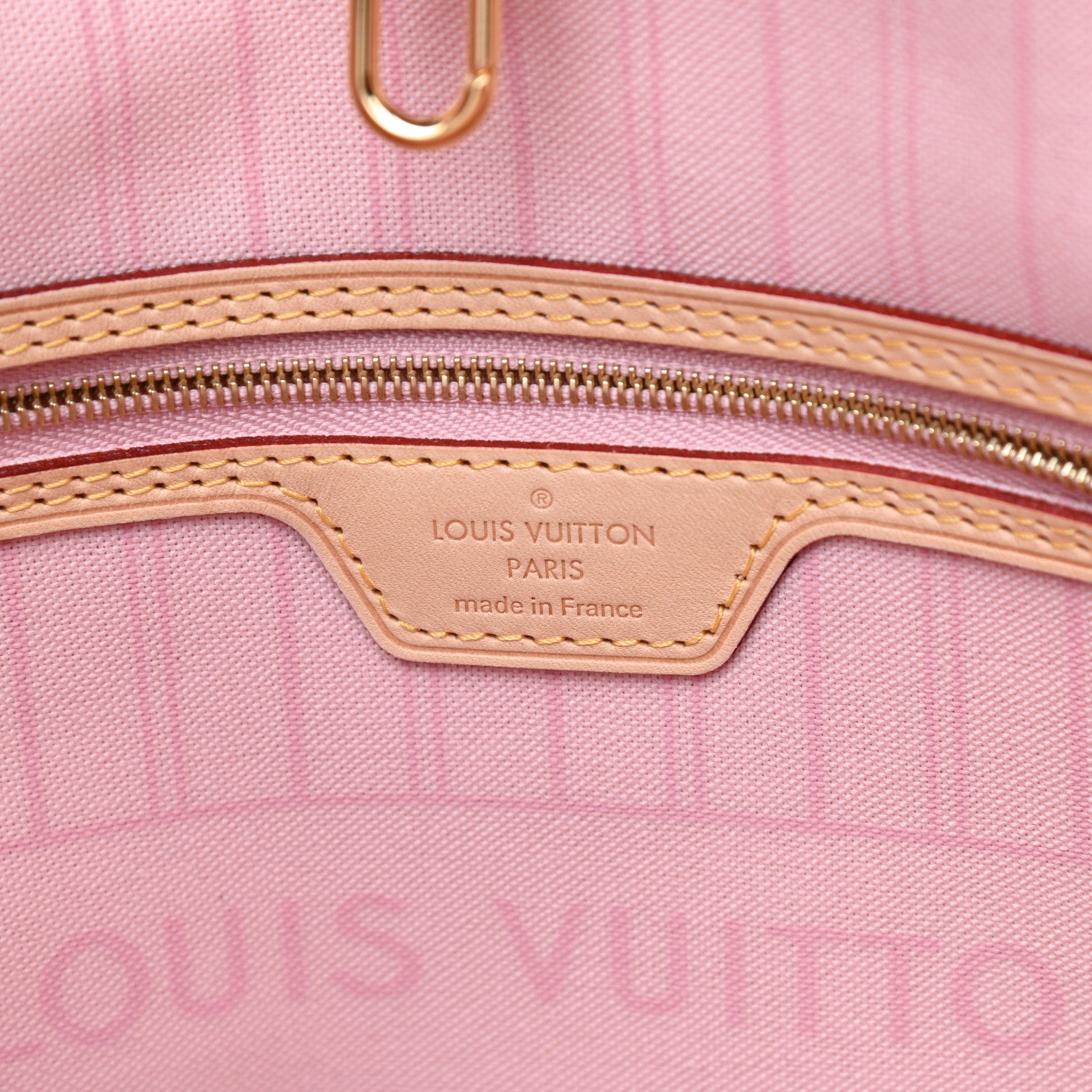 Louis Vuitton Damier Azur Neo Neverfull MM Rose Ballerine 7 of 7