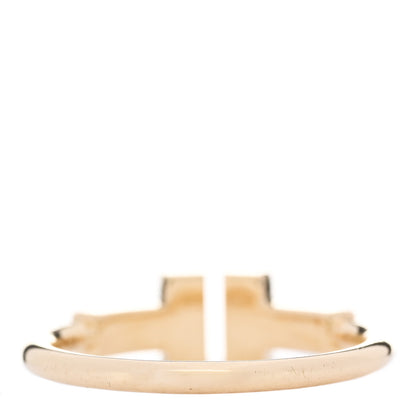 Tiffany 18K Yellow Gold Diamond T Wire Ring 47 4 3 of 5