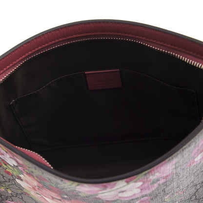 Gucci GG Supreme Monogram Blooms Large Cosmetic Case Beige Multicolor Dry Rose 5 of 7