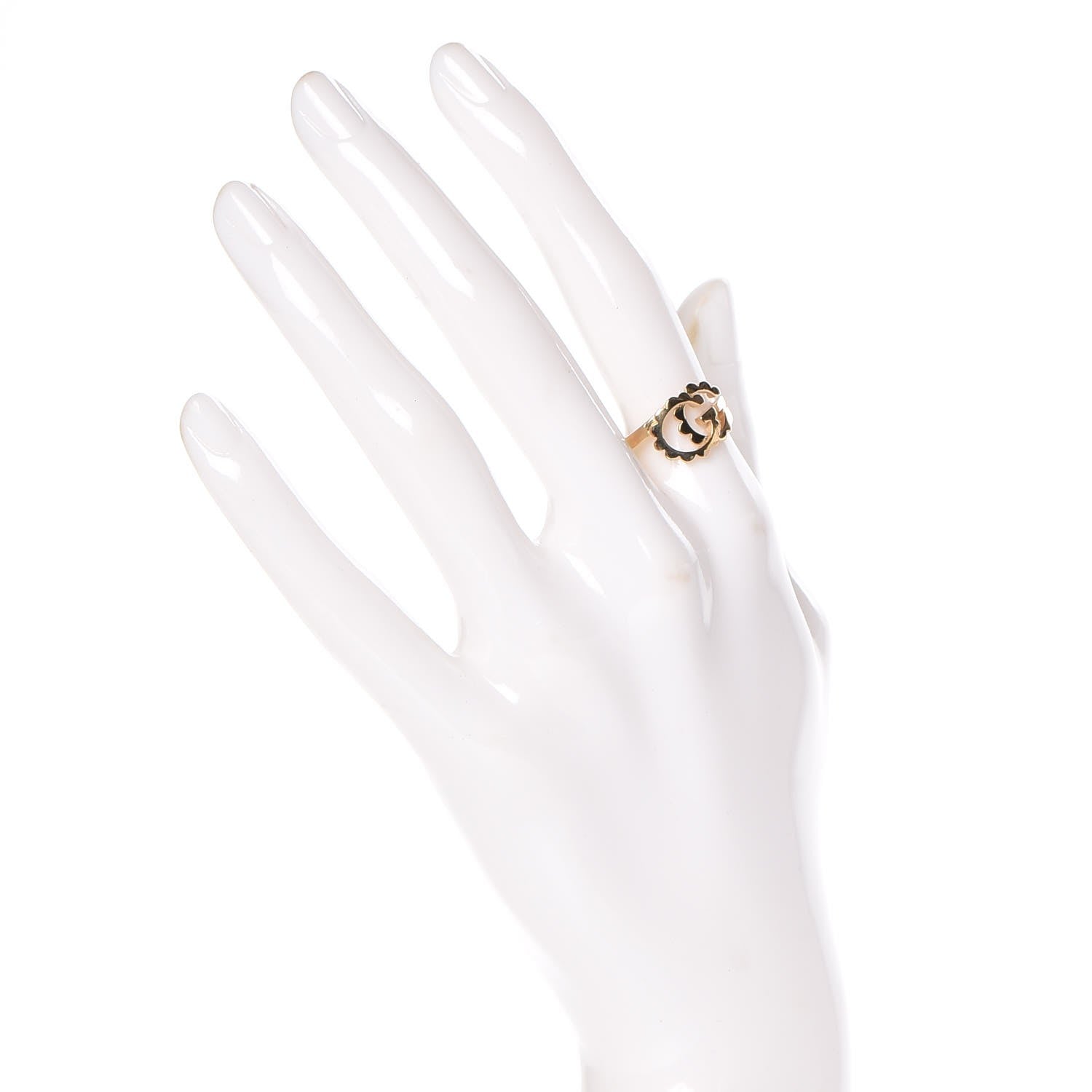 Gucci 18K Yellow Gold Running GG Ring 53 6.50 2 of 7