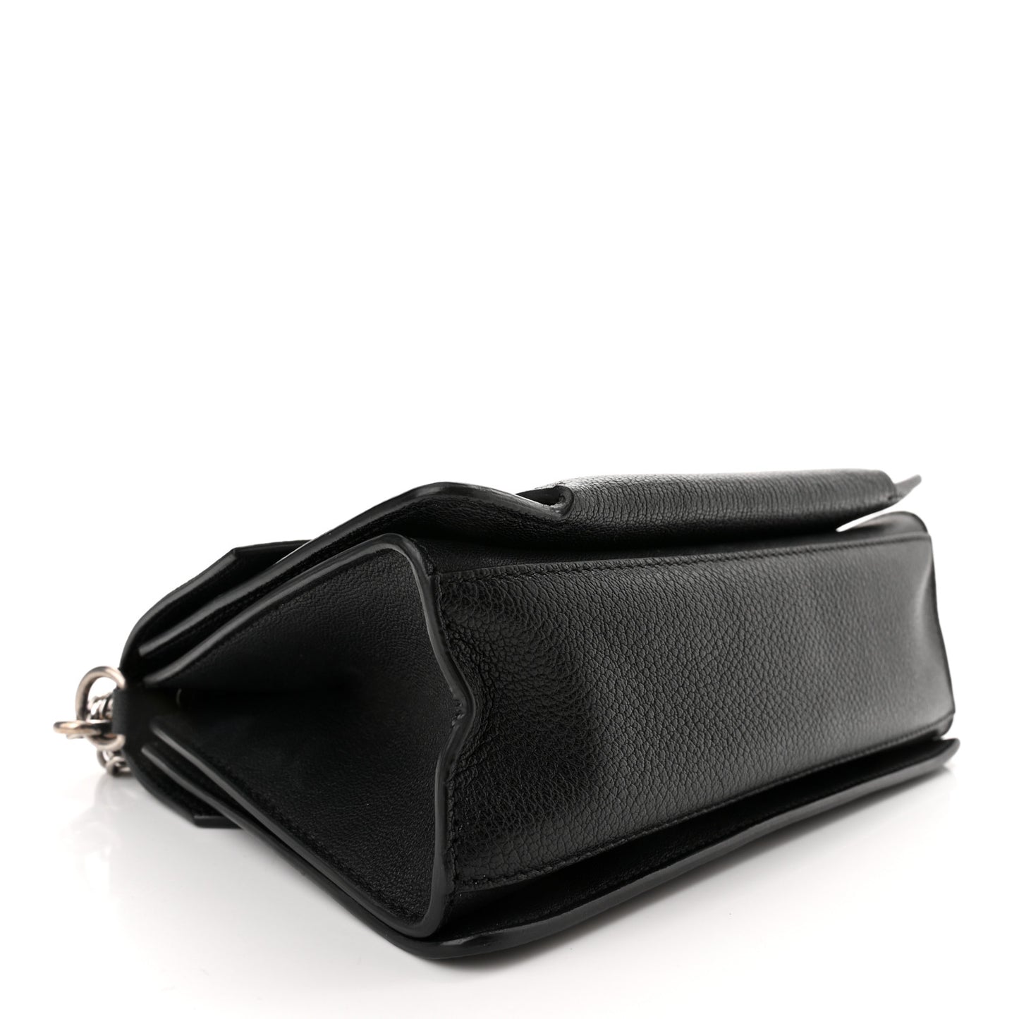 Goatskin Small GV3 Shoulder Bag Black