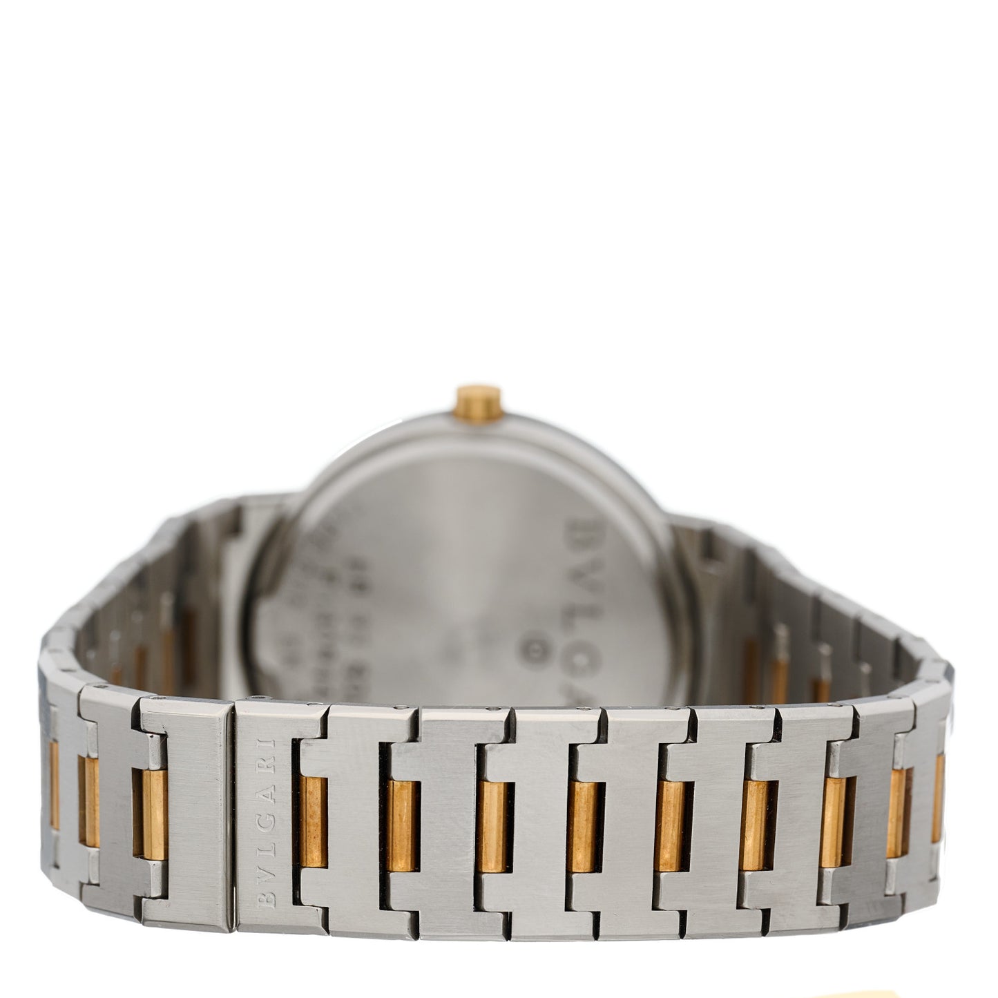 Stainless Steel 18K Yellow Gold 33mm Quartz Watch Black