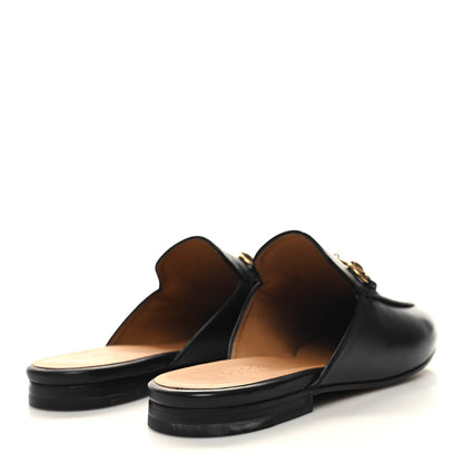 Gucci Calfskin Womens Princetown Slippers 38.5 Black 4 of 9
