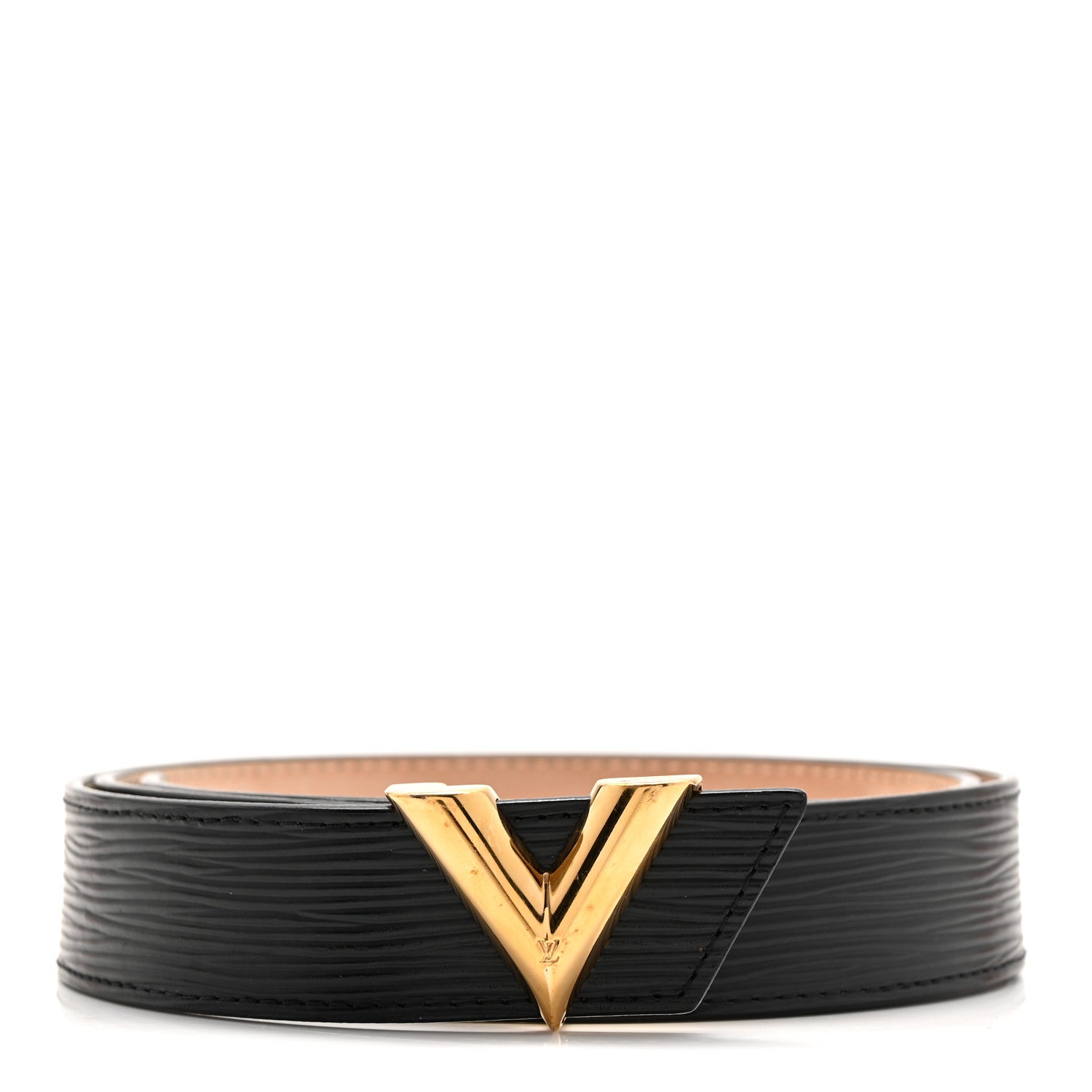 Louis Vuitton Epi Essential V 30 MM Belt 90 36 Black 1 of 6