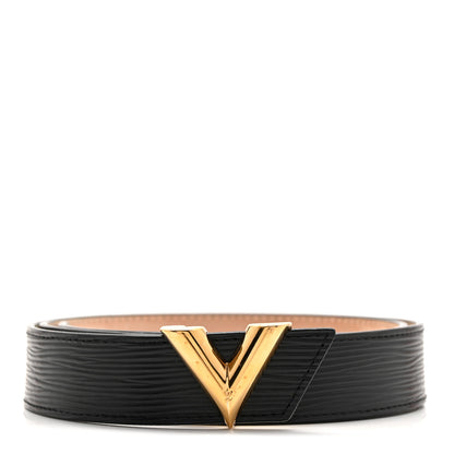 Louis Vuitton Epi Essential V 30 MM Belt 90 36 Black 1 of 6
