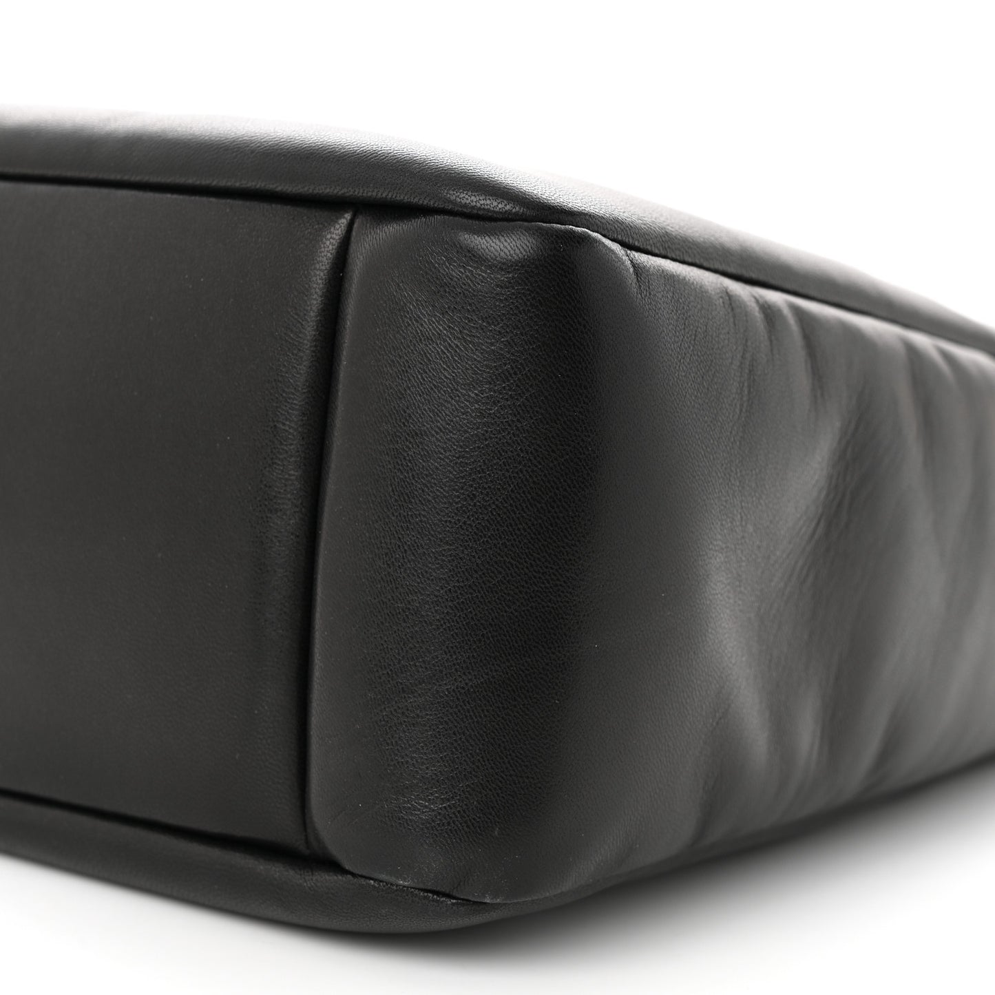 Padded Lambskin Small Le 5 A 7 Supple Hobo Black