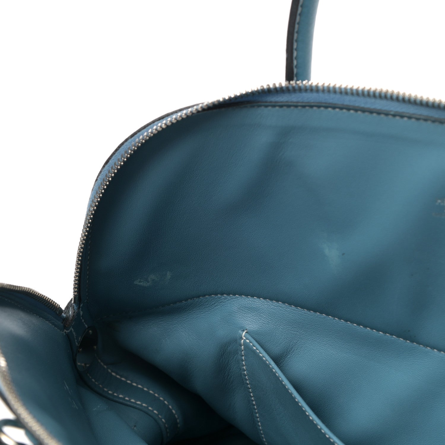Hermes Taurillon Clemence Bolide 31 Blue Jean 10 of 11