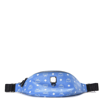 MCM Visetos Medium Stark Belt Bag Blue 1 of 8