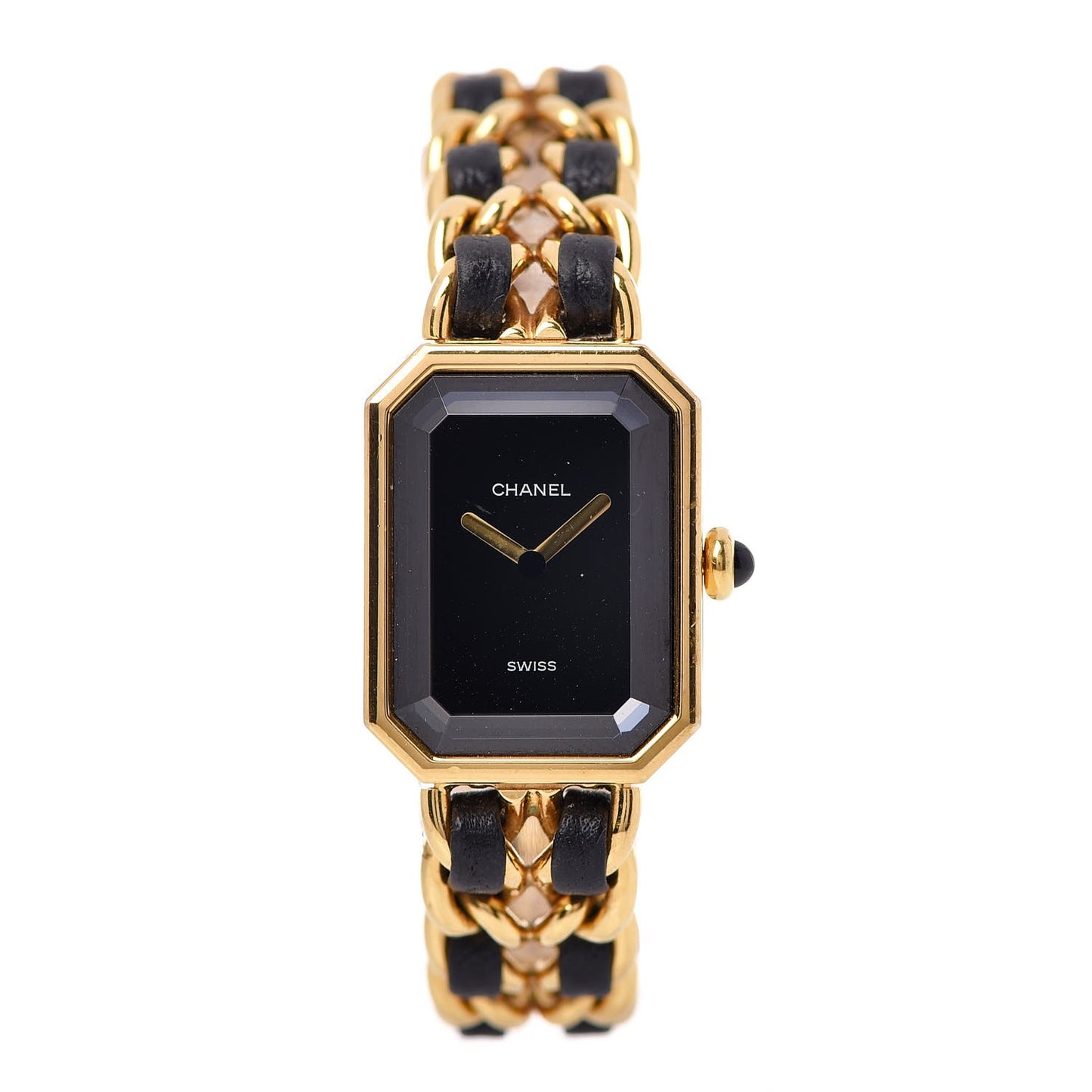 Stainless Steel Lambskin 20mm Chain Premiere Quartz Watch Gold M