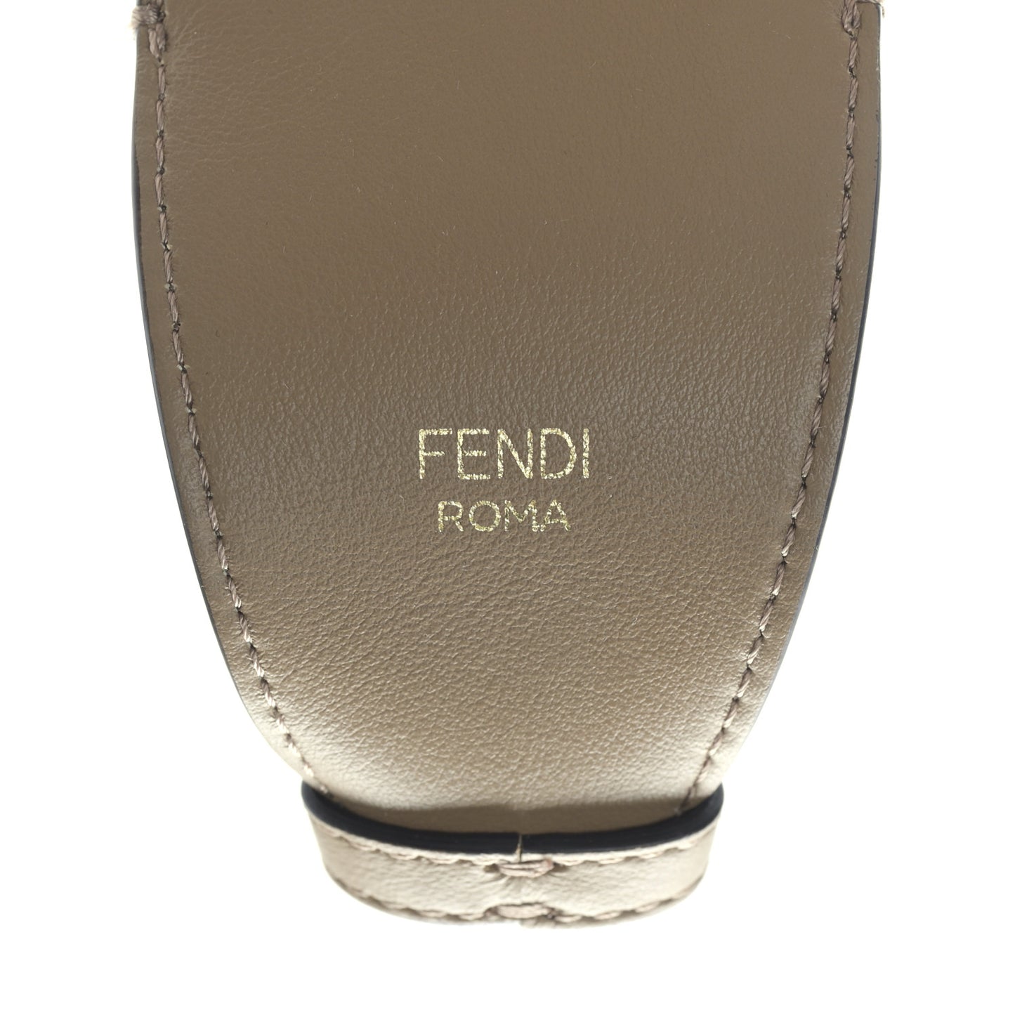 Vitello Grace Suede Fendi O'Lock Strap You Sand Rovere