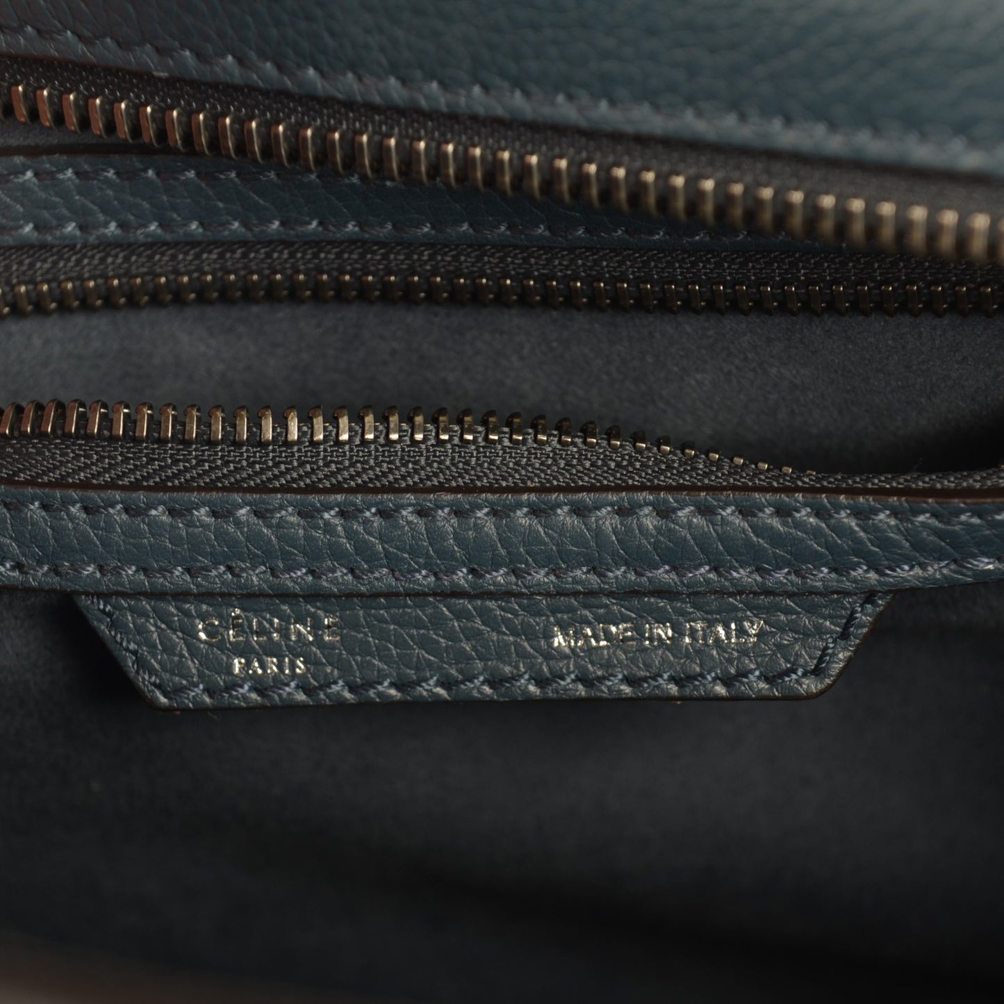 Drummed Calfskin Micro Luggage Orage