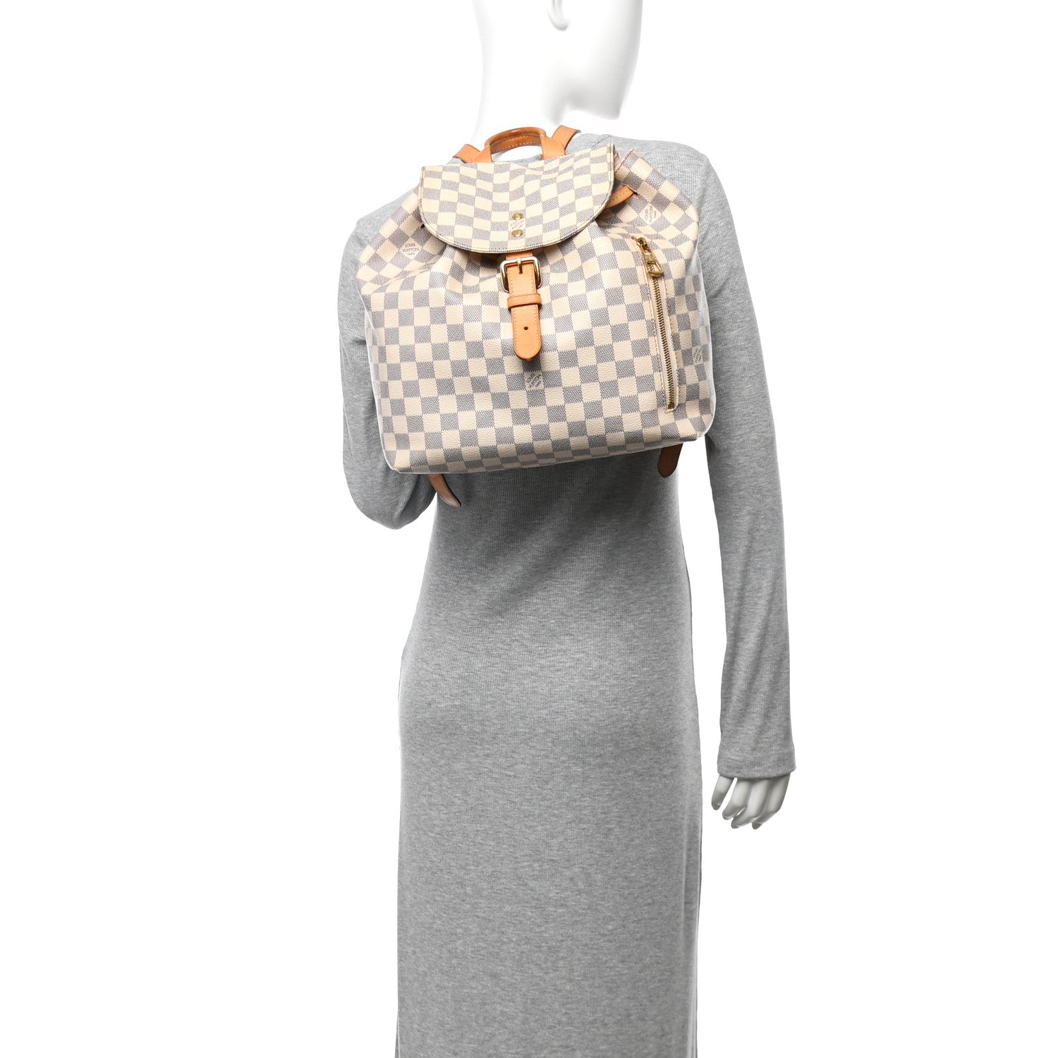 Louis Vuitton Damier Azur Sperone Backpack 2 of 12