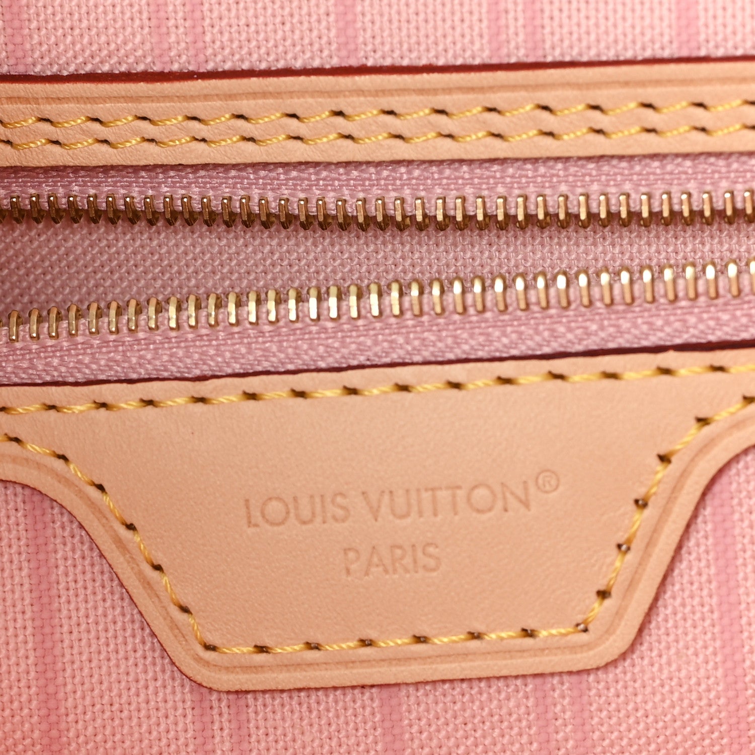 Louis Vuitton Damier Azur Neo Neverfull MM Rose Ballerine 6 of 9