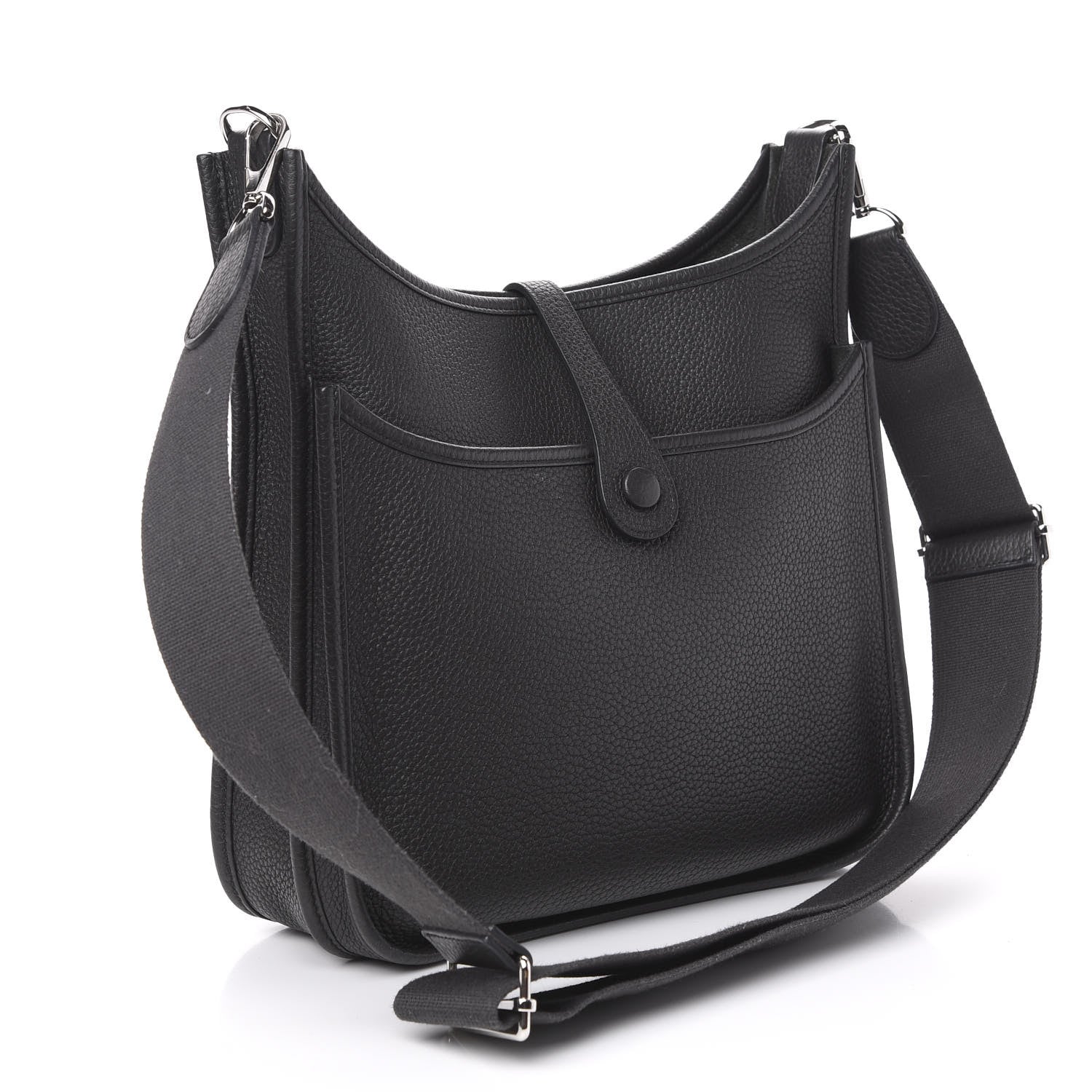 Hermes Taurillon Clemence Evelyne III PM Plomb 2 of 9