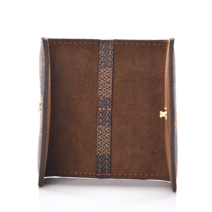 Louis Vuitton Damier Ebene Cufflinks Case 5 of 6