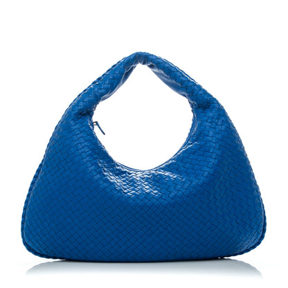 Bottega Veneta Nappa Intrecciato Large Veneta Hobo Cobalt 1 of 8