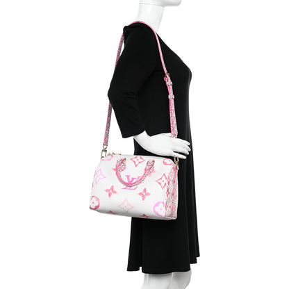 Louis Vuitton Monogram Giant By The Pool 2.0 Speedy Bandouliere 25 Rose 2 of 10