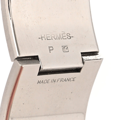 Hermes Enamel Wide Clic Clac H Bracelet GM Rose Nymph 5 of 5