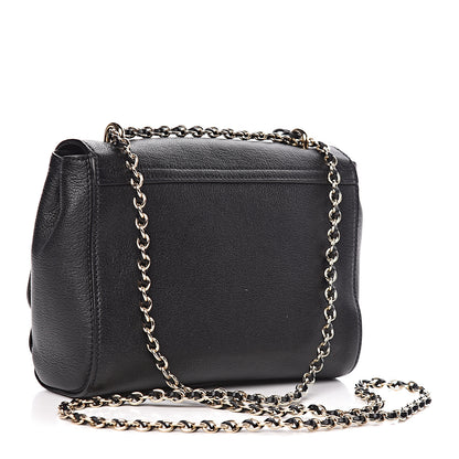 Mulberry Glossy Goatskin Small Lily Flap Black 3 of 11