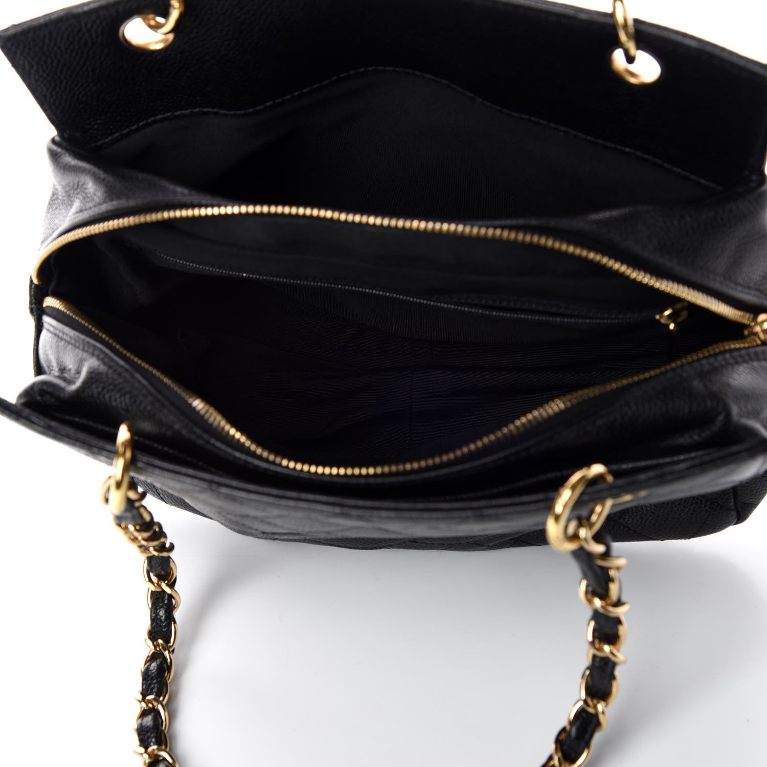 Chanel Caviar Quilted Petit Timeless Tote PTT Black 7 of 13