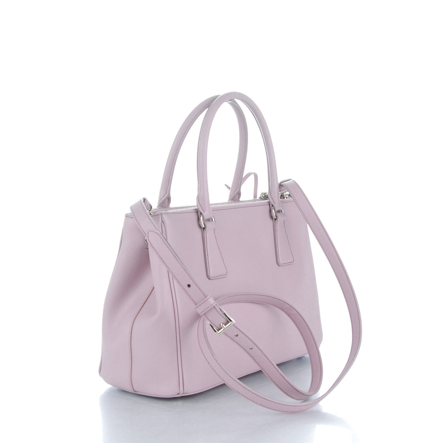 Saffiano Small Galleria Double Zip Tote Mughetto